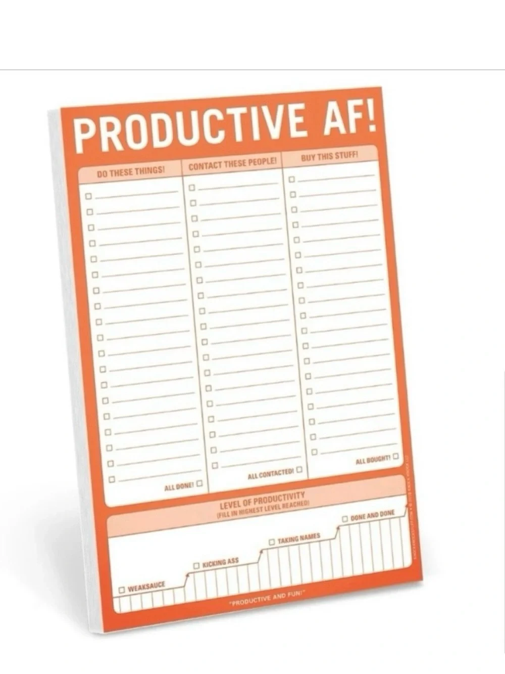 🆕- Productive AF! Writing/Notepad. New in packaging.